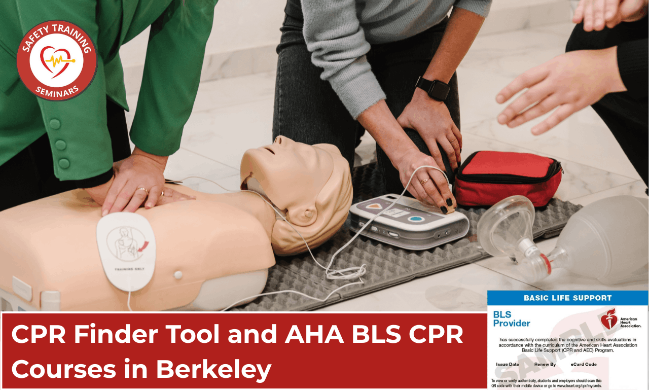 CPR Finder Tool and AHA BLS CPR Courses in Berkeley